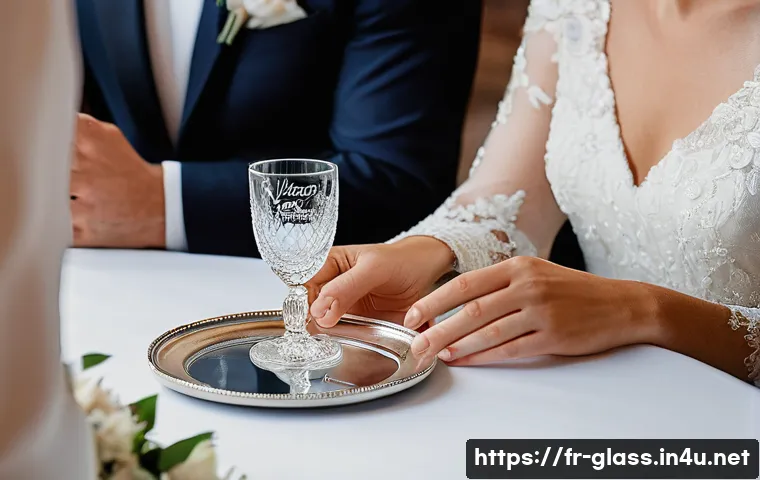 유리공예 맞춤형 웨딩 소품 제작 관련 이미지 1